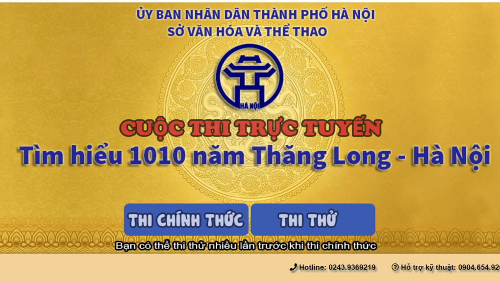 Cuộc thi “Tìm hiểu 1010 năm Thăng Long - Hà Nội”