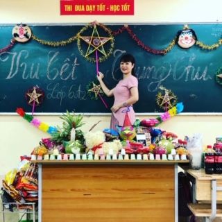 Mùa trung thu ấm áp của học sinh trường THCS Thống Nhất