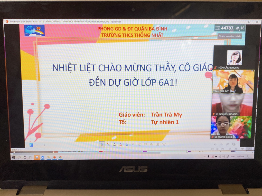 Cô giáo Trần Trà My – Trường THCS Thống Nhất hoàn thành xuất sắc tiết dạy Hội giảng chuyên đề, chủ đề môn Toán 6
