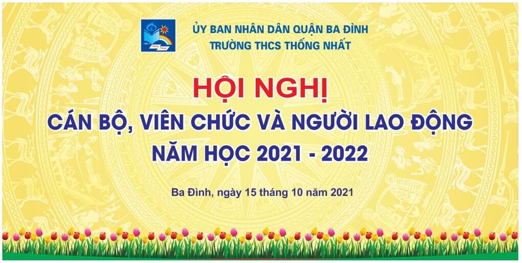 Trường THCS Thống Nhất tổ chức thành công Hội nghị cán bộ công chức – viên chức – người lao động Năm học 2021-2022