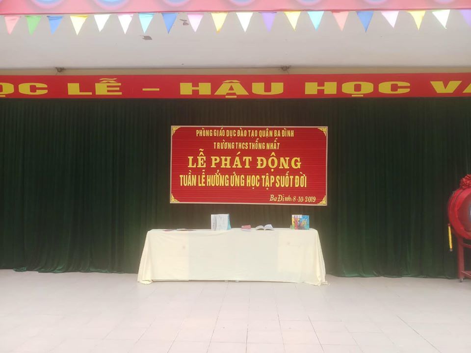 TRƯỜNG THCS THỐNG NHẤT KHAI MẠC TUẦN LỄ HỌC TẬP SUỐT ĐOI·