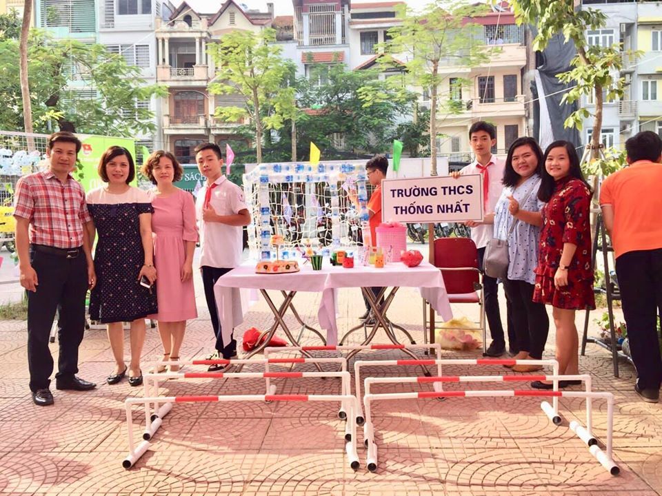 TRƯỜNG THCS THỐNG NHẤT THAM GIA NGÀY HỘI SÁNG TẠO QUẬN BA ĐÌNH
