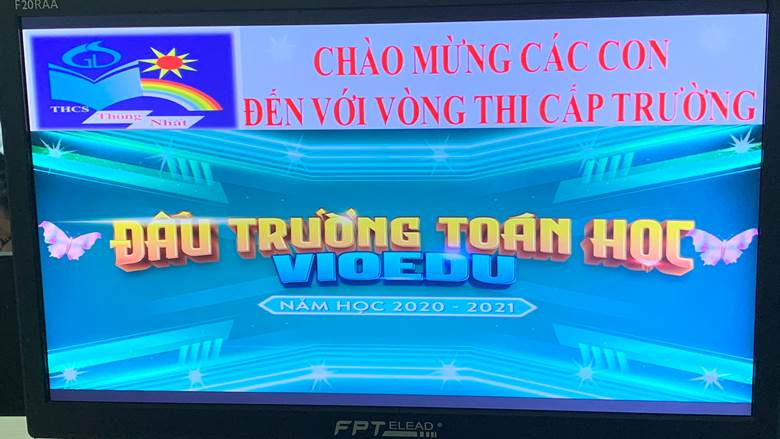 Học sinh Trường THCS Thống Nhất hào hứng bước vào vòng thi “Đấu trường toán học” cấp Trường