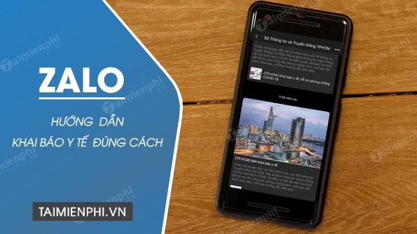 Thông báo của Ban Giám hiệu về Khai báo y tế