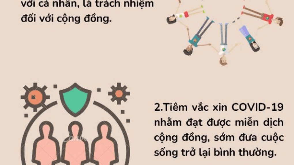 Tiêm vắc xin và thực hiện 5K là liều thuốc phòng chống COVID-19 cho bản thân, gia đình và cộng đồng