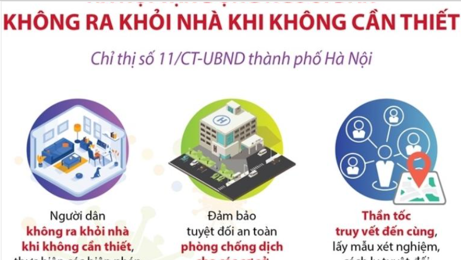 Người dân Ba Đình ở tại nhà, chỉ ra ngoài trong trường hợp thật sự cần thiết