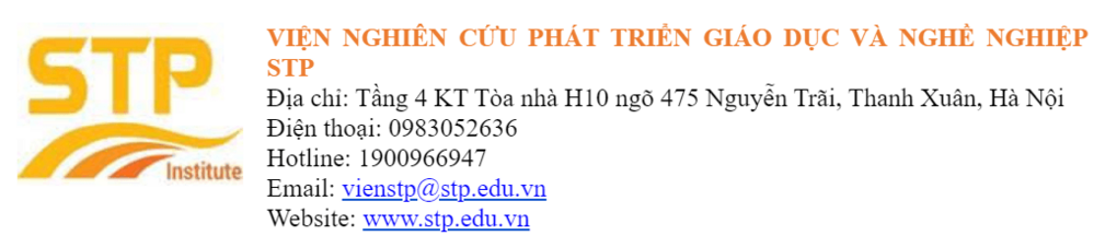Nhắc lịch học lớp bổ trợ tiếng Anh cho các con học sinh khối 9 của Viện nghiên cứu phát triển giáo dục và nghề nghiệp STP