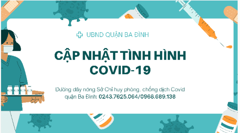 Bản tin quận Ba Đình về tình hình phòng chống dịch COVD-19 ngày 03/01/2022