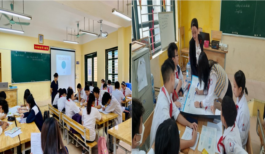 Hai cô giáo Tổ Tự nhiên 1 hoàn thành xuất sắc tiết dạy Hội giảng chuyên đề, chủ đề môn Vật lý 9 và Công nghệ 8.