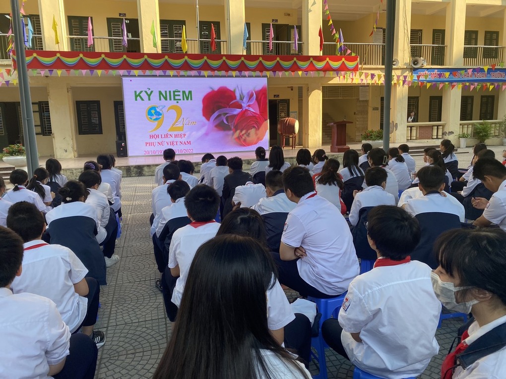 Trường THCS Thống Nhất sôi nổi kỉ niệm Ngày phụ nữ Việt Nam (20/10)