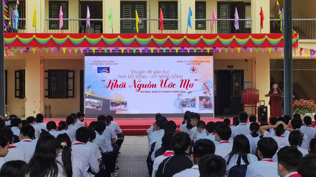 Chuyên đề giáo dục Thái độ sống – Kỹ năng sống: “Khởi  nguồn ước mơ” của Trường THCS Thống Nhất.