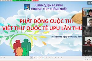 Phát động viết thư UPU trực tuyến