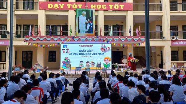 Trường THCS Thống Nhất hưởng ứng Ngày Sách và Văn hóa đọc Việt Nam
