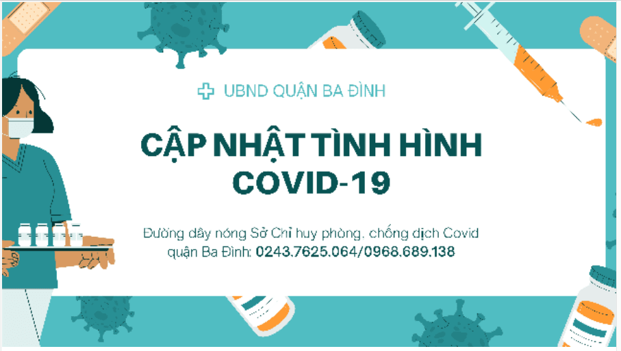 Bản tin quận Ba Đình về tình hình phòng chống dịch COVD-19 ngày 25/01/2022
