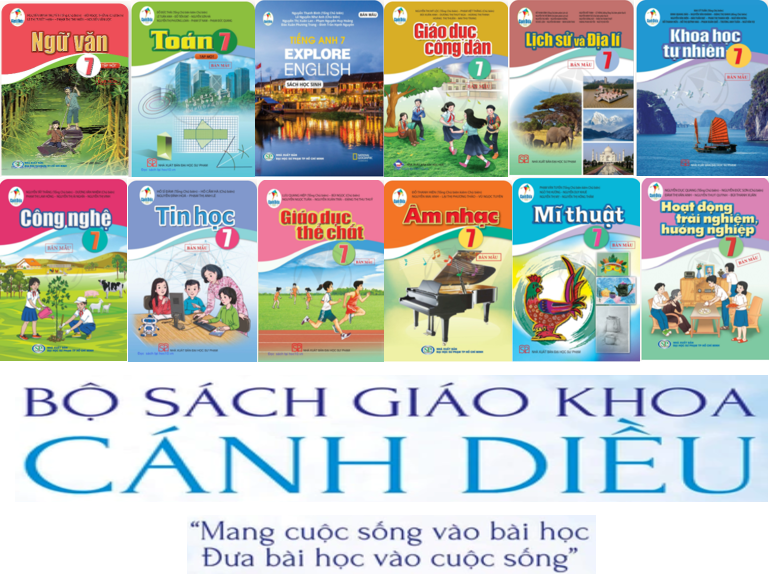 Đường link các bộ sách giáo khoa lớp 7 năm học 2022 - 2023
