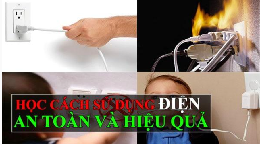 Khuyến cáo bảo đảm an toàn Phòng cháy trong sử dụng điện
