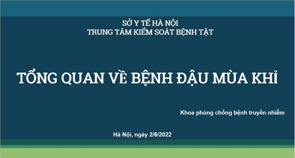 Tổng quan về bệnh đậu mùa khỉ