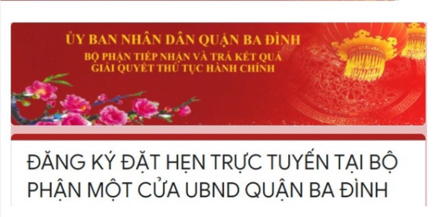 Đặt hẹn trực tuyến – trải nghiệm mới cho công dân trong thời đại số