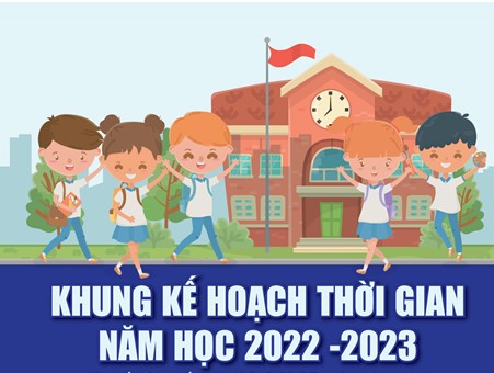Khung kế hoạch thời gian năm học 2022 - 2023 của các cơ sở giáo dục trên địa bàn Thành phố Hà Nội