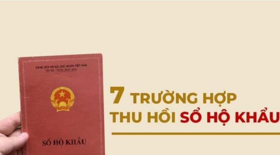 7 trường hợp thu hồi sổ hộ khẩu
