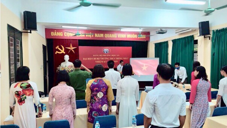 Trường THCS Thống Nhất tổ chức thành công Đại hội Chi bộ nhiệm kì 2022-2025