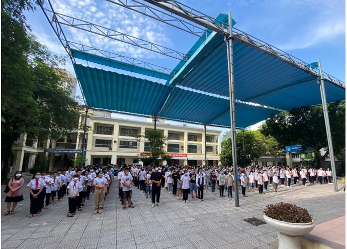 Trường THCS Thống Nhất đón học sinh trở lại chuẩn bị cho năm học mới 2022-2023