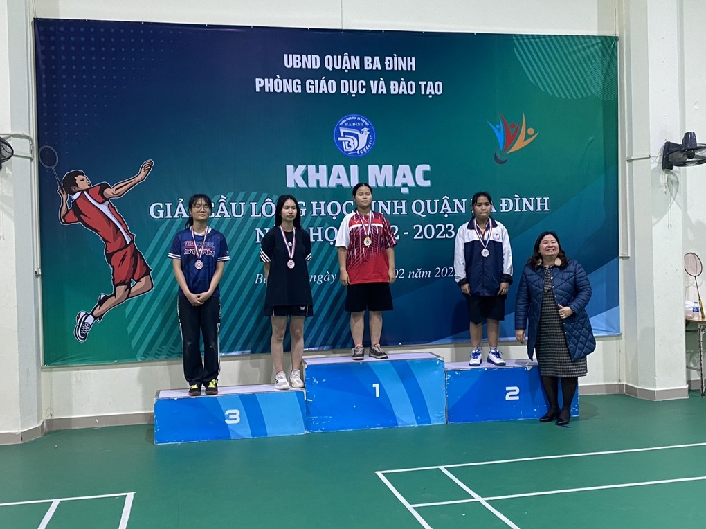 Giải Cầu lông học sinh năm học 2022 -  2023
