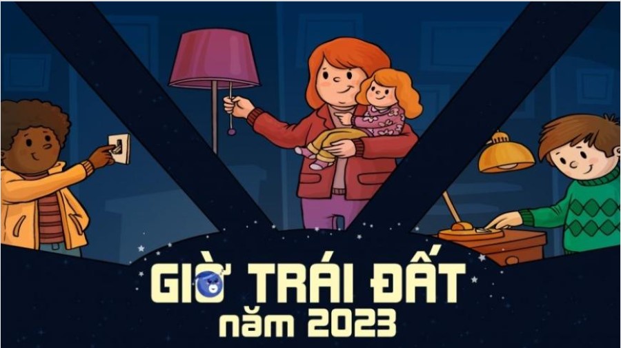 Hưởng ứng chiến dịch Giờ Trái đất 2023