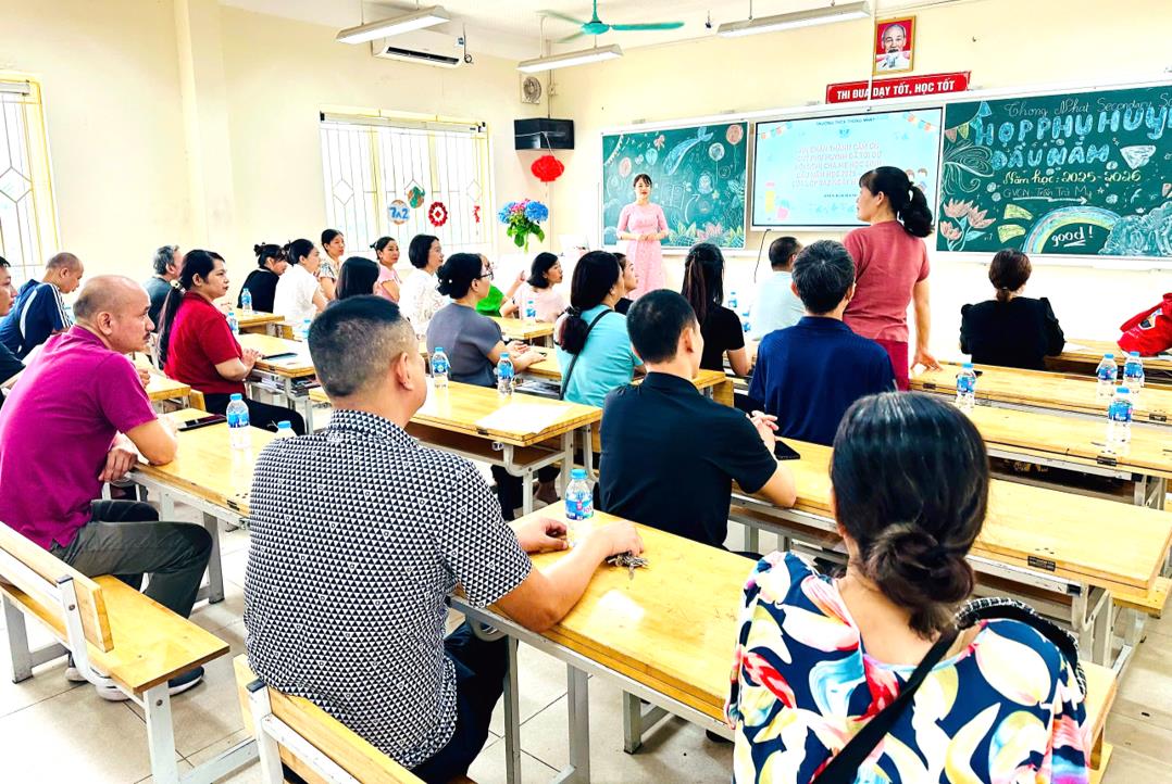 Trường THCS Thống Nhất tổ chức họp phụ huynh đầu năm học 2025-2026