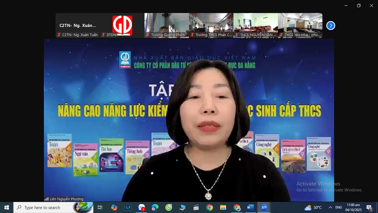 Giáo viên môn lịch sử - Địa lí tích cực tập huấn kiểm tra, đánh giá định kì năng lực học tập của học sinh