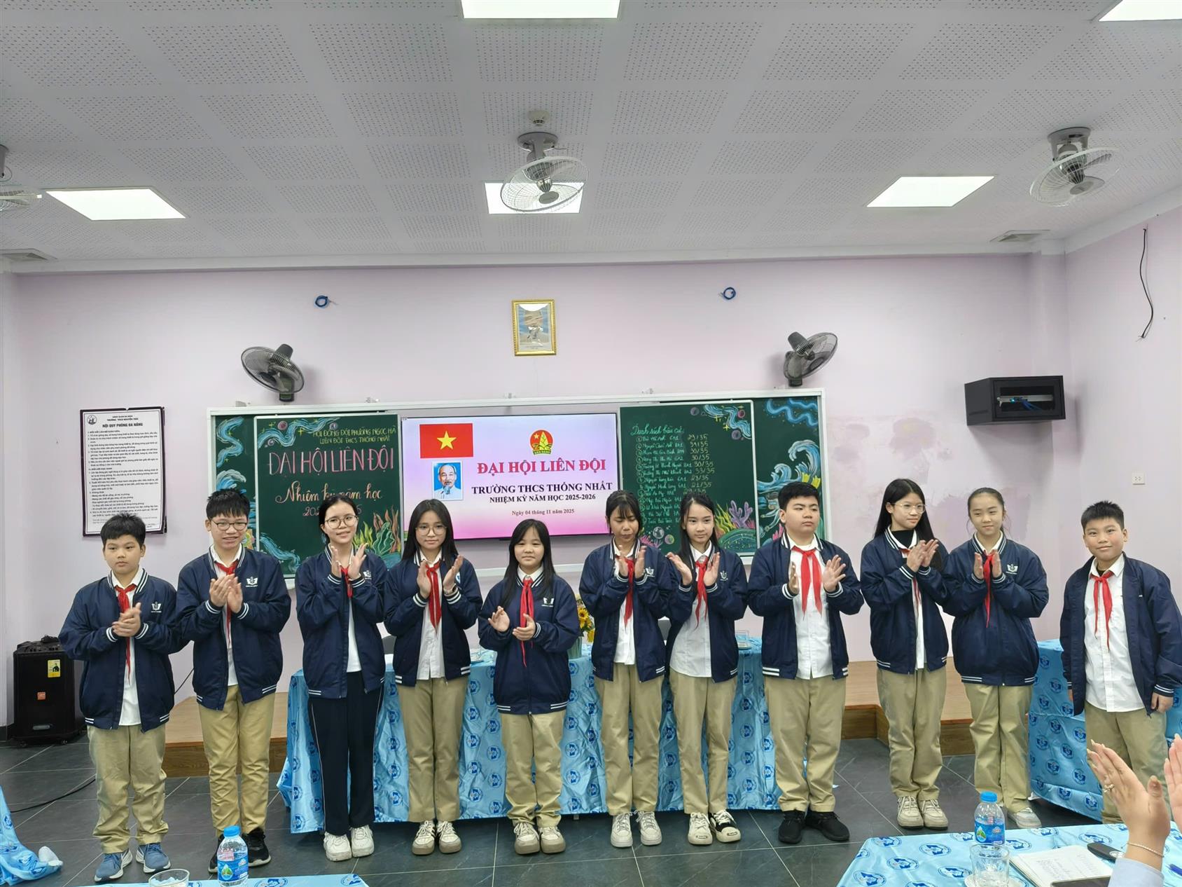 Đại hội Liên đội trường THCS Thống Nhất nhiệm kỳ 2025-2026:  “Đoàn kết – Dân chủ - Trí tuệ - Sáng tạo – Thành công”