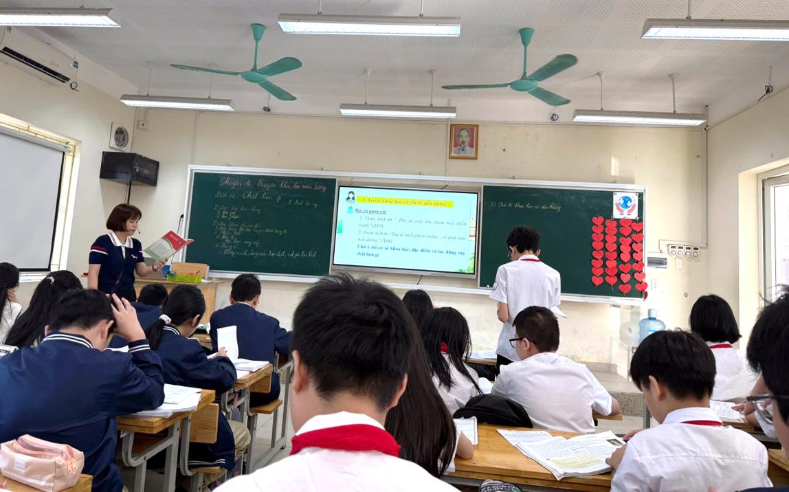 Tiết chuyên đề Ngữ văn 7 đầy thú vị của cô giáo Nguyễn Thị Liên