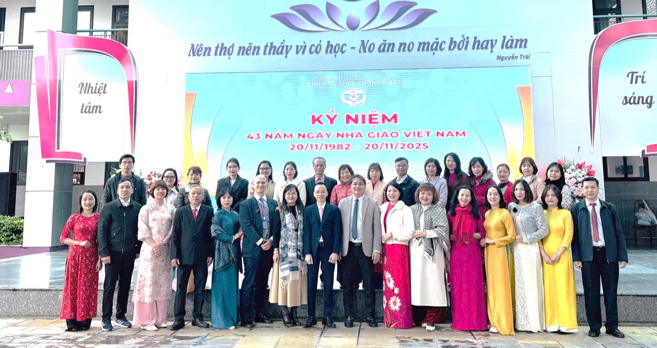 Trường THCS Thống Nhất long trọng tổ chức Kỷ niệm 43 năm Ngày Nhà giáo Việt Nam 20/11