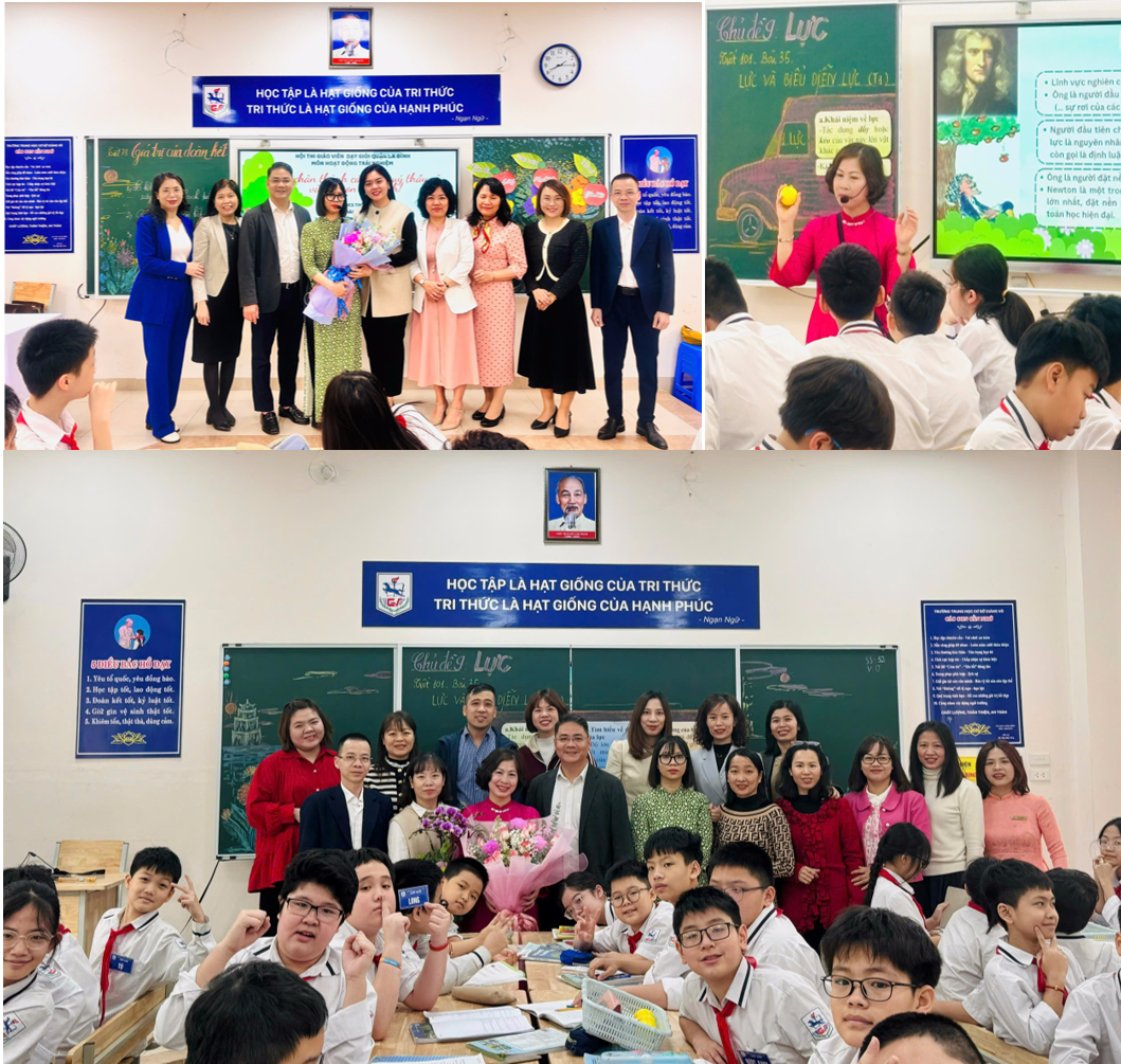 Giáo viên trường THCS Thống Nhất hoàn thành xuất sắc tiết dạy thi tại “Hội thi giáo viên giỏi cấp Quận” năm học 2024 - 2025
