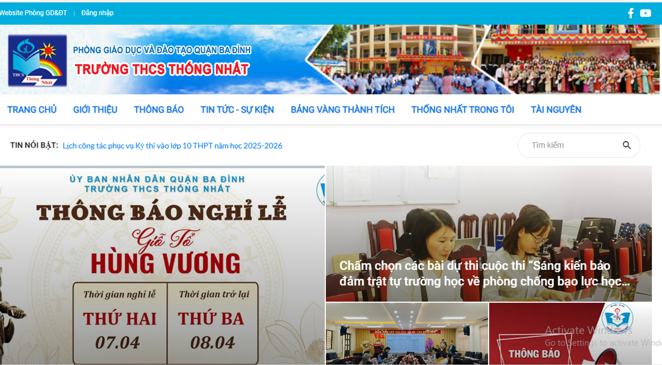 Khích lệ công tác truyền thông – Chung tay lan tỏa hình ảnh Trường THCS Thống Nhất!
