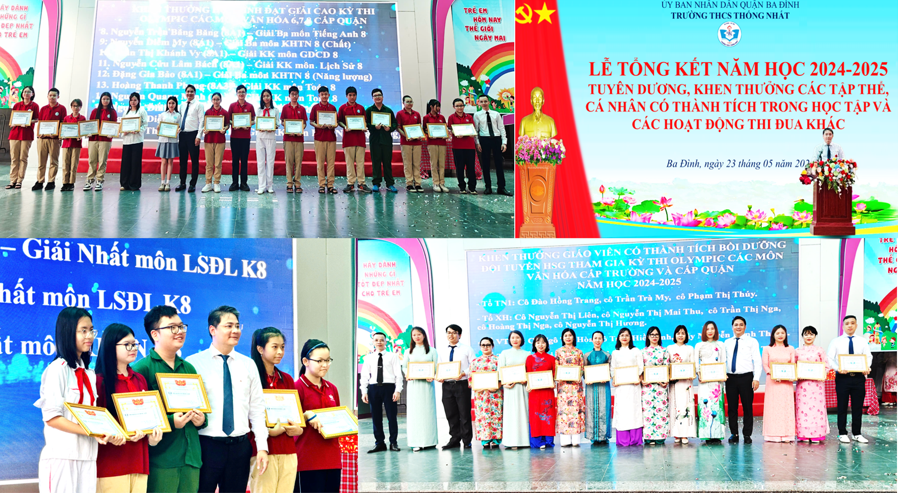 Lễ Tổng kết năm học 2024 – 2025: Một hành trình khép lại trong tự hào và xúc động