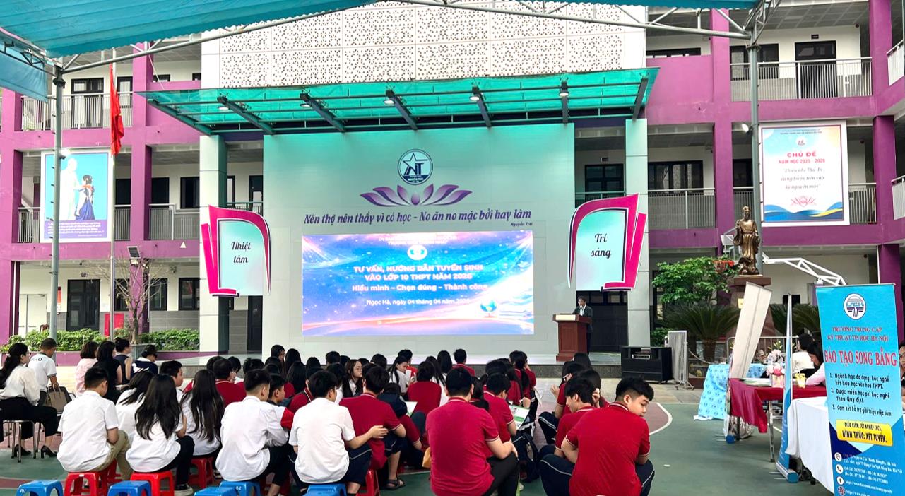 Ngày hội hướng nghiệp và tư vấn tuyển sinh vào lớp 10 THPT tại trường THCS Thống Nhất: Đồng hành cùng học sinh lựa chọn tương lai