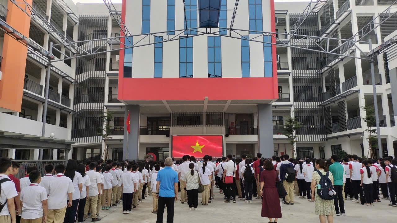 Tuổi trẻ THCS Thống Nhất tự hào truyền thống Đội Thiếu niên Tiền phong Hồ Chí Minh