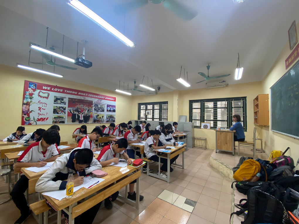 Trường THCS Thống Nhất tổ chức kiểm tra giữa học kỳ II năm học 2022 – 2023 trong học sinh toàn trường