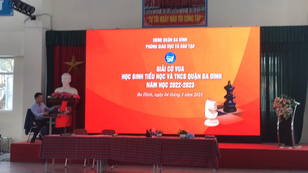 Giải cờ vua học sinh khối Tiểu học và THCS năm học 2022 - 2023