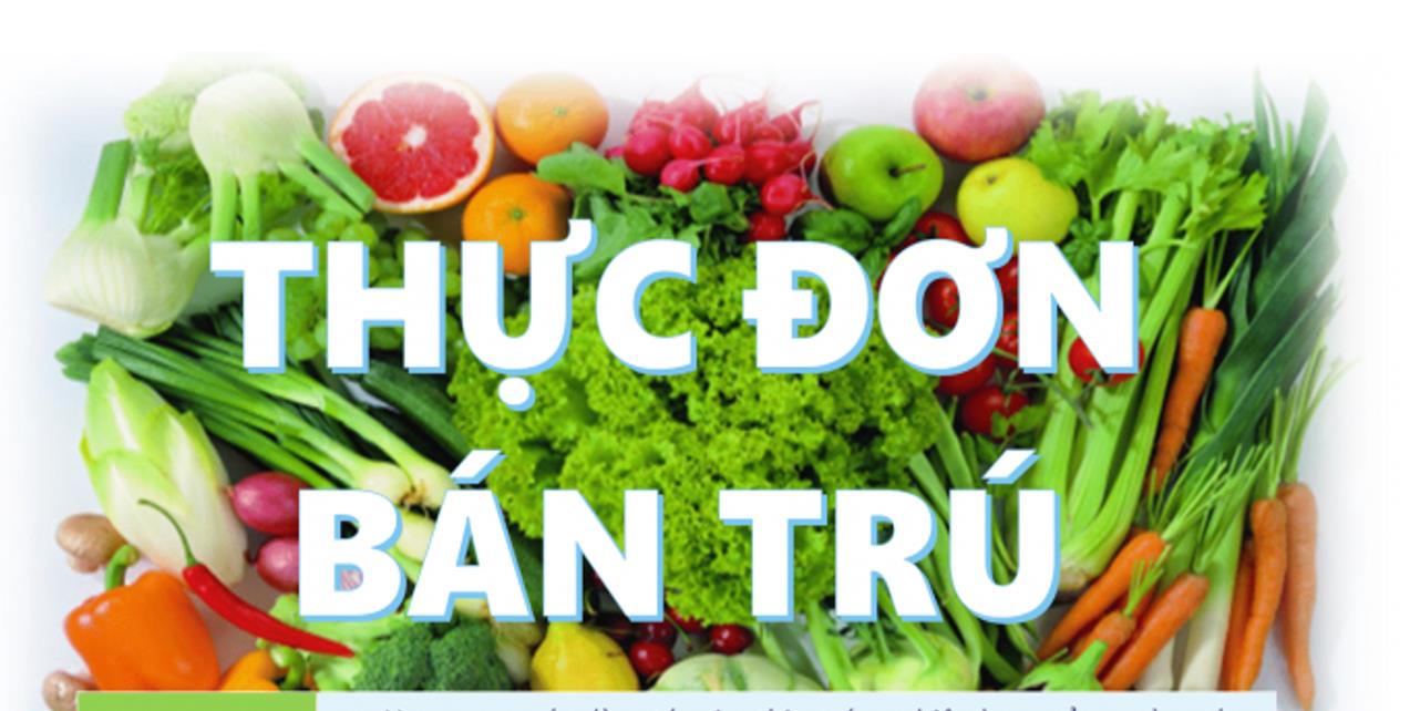 Thực đơn bán trú tháng 9/2025