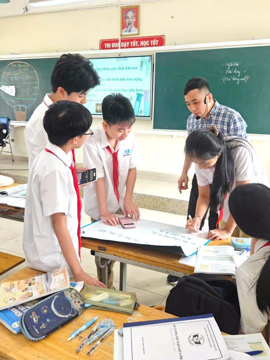 Trường THCS Thống Nhất tổ chức tiết dạy chuyên đề môn Khoa học Tự nhiên 8