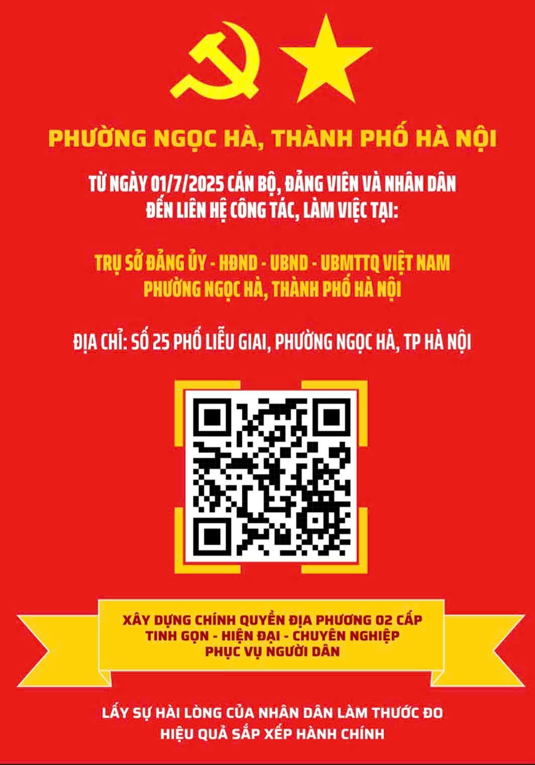 Hà Nội công bố tổ chức chính quyền địa phương hai cấp: Kỳ vọng lớn từ người dân phường Ngọc Hà