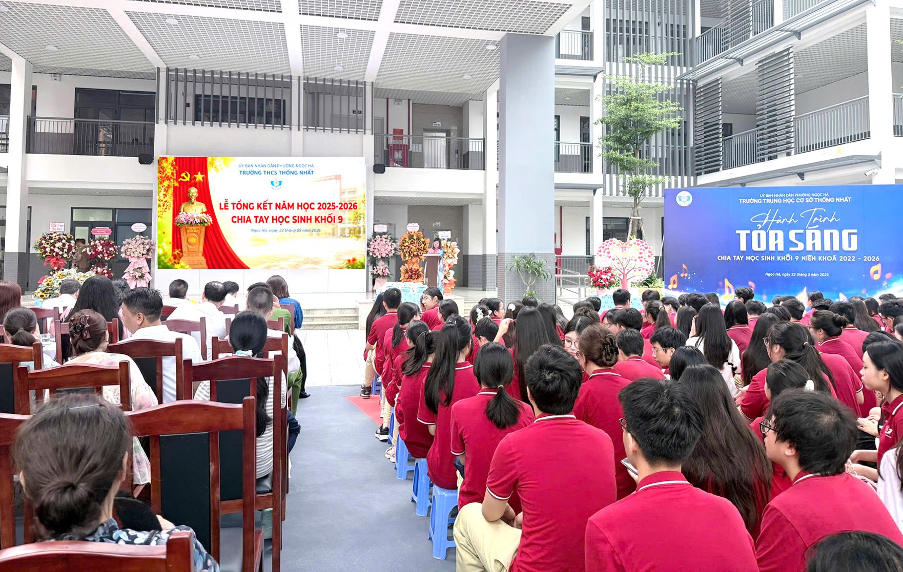 Trường THCS Thống Nhất tổ chức Lễ tổng kết năm học 2025 – 2026