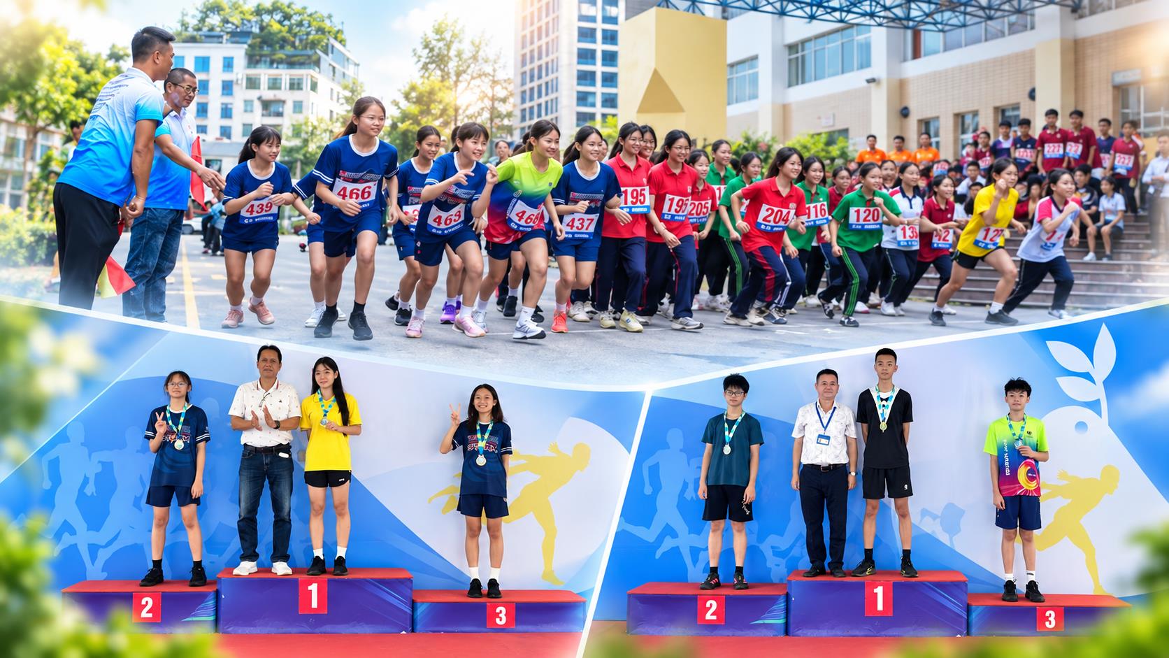 Học sinh trường THCS Ngọc Hà giành 2 huy chường vàng tại Chung kết Giải chạy Báo Hànộimới 2026